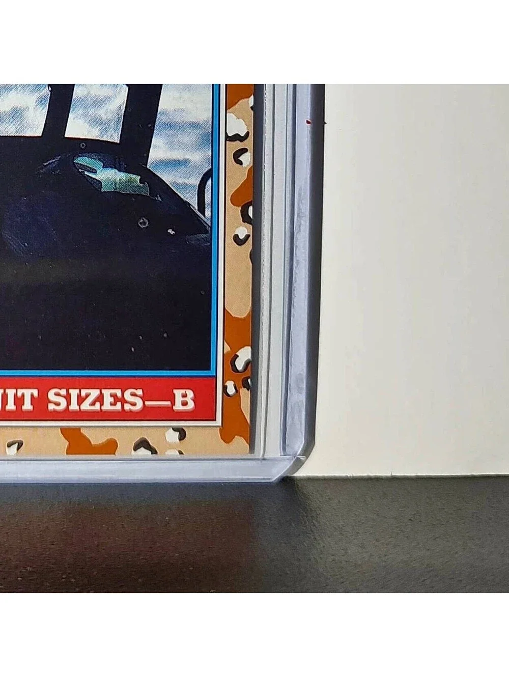 Unit Sizes – B 1991 Topps Desert Storm #142 Card